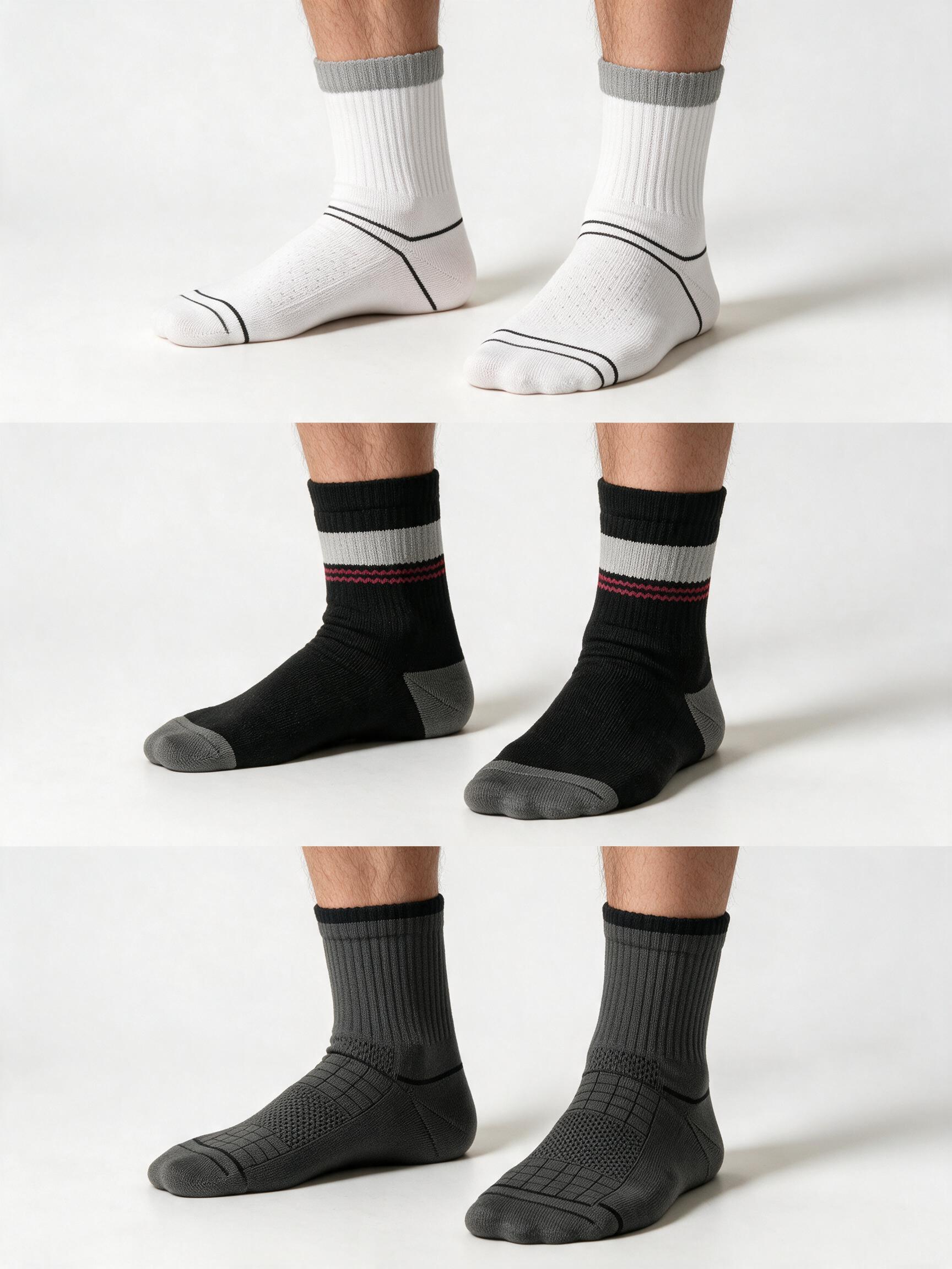 TRIO MEDIAS HOMBRE TOBILLERA MH005
